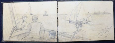 McNiven Family. Three Victorian sketch and scrap albums and a photograph album (4)