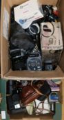 A quantity of cameras and accessories