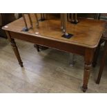 A Victorian mahogany hall table W.122cm