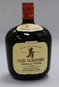 One bottle of Old Suntory Japanese Whisky, boxed
