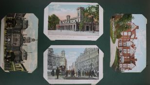 A pre-WWI postcard album and sundry ephemera