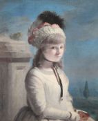 Follower of John Opie (1761-1807)oil on canvasPortrait of a young lady (reputed to be Miss Frances