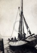 Arthur Briscoe (1873-1943)etching'Dutch Eel Boat 1933'signed in ink, 1/7513.75 x 10in.