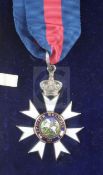 Order of St Michael & St George, CMG neck badge in Garrard & Co Ltd case