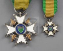 A rare Rhodesia Member of the Legion of Merit (MLM), Civil Division (unnamed), together with