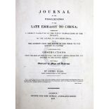 Ellis, Henry - Journal of The Proceedings of the Late Embassy to China, 1st edition, quarto, half