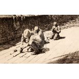 Arthur Briscoe (1873-1943)etching'Caulking'signed in ink, 30/757 x 11.5in., unframed