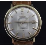 A gentleman's mid 1960's steel and gold plated Omega Seamaster Constellation automatic wrist