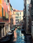 § Jeremy Barlow (1945-) A.R.O.Ioil on canvas boardA Venetian backwatersigned28.5 x 23in.