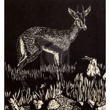 William Kermode (Grosvenor School)linocut Gazellesigned in pencil, 6/5011 x 10in., unframed