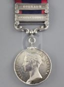A Sutlej Medal, named to Lieut. & Adjt. H. A. Welman, 80th Regiment, Ferozeshuhur and Sobraon