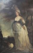 Early 19th century English Schooloil on canvasPortrait of Arabella Diana Cope, wife of John