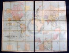 Johnston (W & A. K.), Commercial Chart of the World on Mercator's Projection from the Latest and