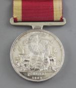 A China War Medal named to J. M. Jackson, Assnt. Surgn. Madras Sappers & Miners