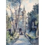 Emile Appey (1876-1935)2 watercoloursLe Frouet St Barbe and Notre Dame de la Clarte Perras