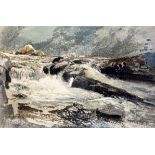 Charles Knight (1901-1990)watercolourFalls on the Lynn, North Devonsigned14.5 x 22in.