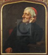 Late 19th century English Schooloil on canvasPortrait of CardinalNewman