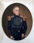 Australian Interestpastel on cardPortrait of James Laidley (1786-1835), Deputy Commissary General of