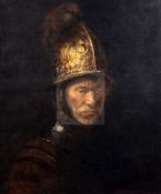 After Rembrandt Van Rijnoil on canvasThe Golden Helmet28 x 24in.