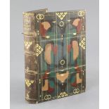 Brooke, Rupert - The Collected Poems, 8vo, with coloured morocco geometric Art Deco binding by Sybil