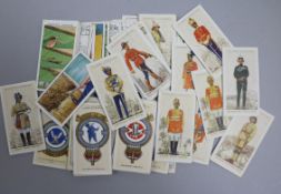 A quantity of assorted cigarette cards includings Taddy's Footballers