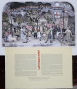 Graham Clarke, two coloured etchings, 'Left Right Oops!' and 'Jubilee Band', signed artist proofs 34