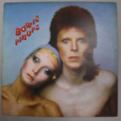 A collection of 10 David Bowie LPs Hunky DoryPin UpsScary MonstersMan Who Sold The World (with