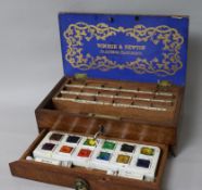 A Winsor & Newton artist's box 20cm