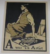 Sir William Nicholson (1872-1949), six lithographs, Letters of the Alphabet and London Types,