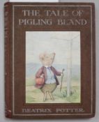 Potter, Beatrice - The Tale of Pigling Bland, 1st edition, original boards, 16mo, with frontis and