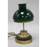 A Jaeger Le Coultre lamp timepiece height 36cm
