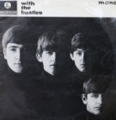 A collection of nine Beatles LPs, six Mono and three Stereo