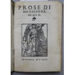 Prose di Monsignor Bembo, 1547