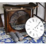 Benjamin Smith of Alfreton. A George III oak wall clock in need of re-assembly