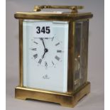 An Imperial brass carriage clock 14cm.From the estate of the late Sheila Farebrother.