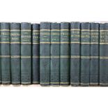 Thackeray, William - The Works, 24 vols, 8vo, green cloth, Smith, Elder 1878-79