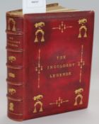 Ingoldsby, Thomas - The Ingoldsby Legends, quarto, fine gilt tooled red morocco binding by Ramage,