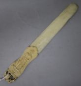 A 19th century Indo-colonial ivory page turner