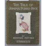 Potter, Beatrix - The Tale of Jemima Puddle-Duck, original green boards, 16mo, with coloured frontis