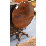 A mahogany tripod table W.64cm