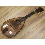 A Domenico Zanoni 19th century mandolin length 60cm