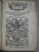 Camden, William - Britannia, 4th edition, quarto, blind stamped calf, rebacked, London 1594
