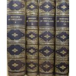 Virtue & Co - a set of four History of England, leather bound books