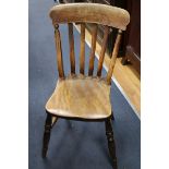 Four Windsor kitchen chairs