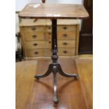 A Regency simulated rosewood tripod table W.44cm