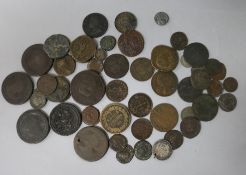 Roman bronze and later European coinage