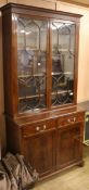 An Edwardian bookcase W.107cm