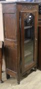 An oak display bookcase W.73cm