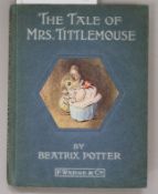 Potter, Beatrix - The Tale of Mrs Tittlemouse, 1st edition, original boards, 16mo, with coloured