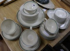 A quantity of Royal Copenhagen 'Quaking Grass' pattern tableware